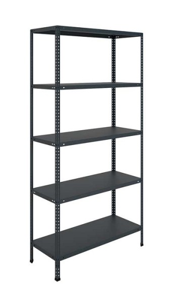 Стеллаж MS Standart 1850х1000х500х5 Black