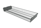 Корзина выдвижная Титан-GS 863х440х85 серебристая
