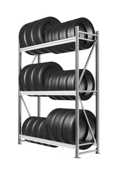 Стеллаж для автошин и дисков 2000х1500х400 3 яруса