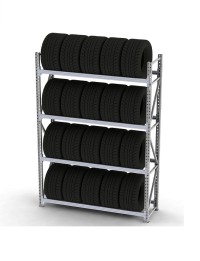 Стеллаж для автошин и дисков 2000х1800х400 4 яруса